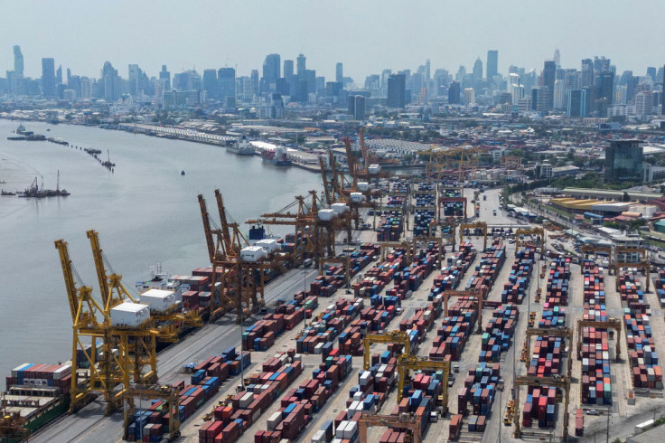 Klong Toei port in Bangkok, seen in 2024. Thailand's trade